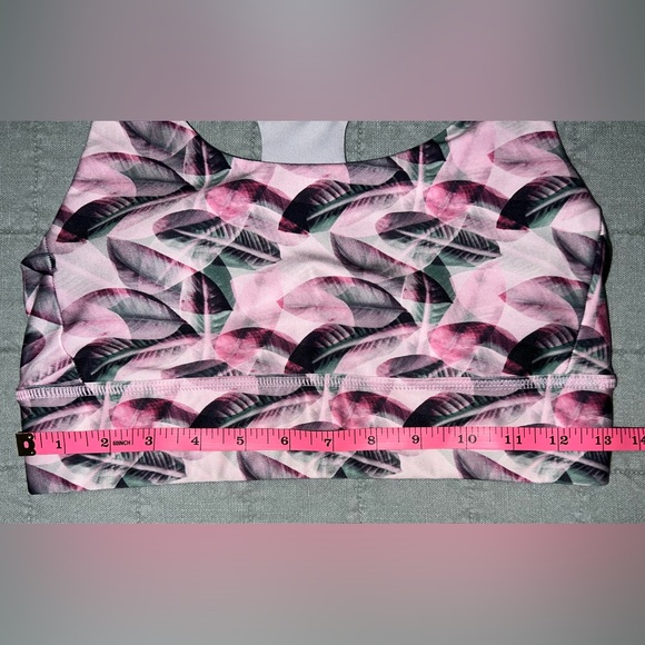 JoyLab Feather Print Padded Sports Bra - Picture 6 of 9
